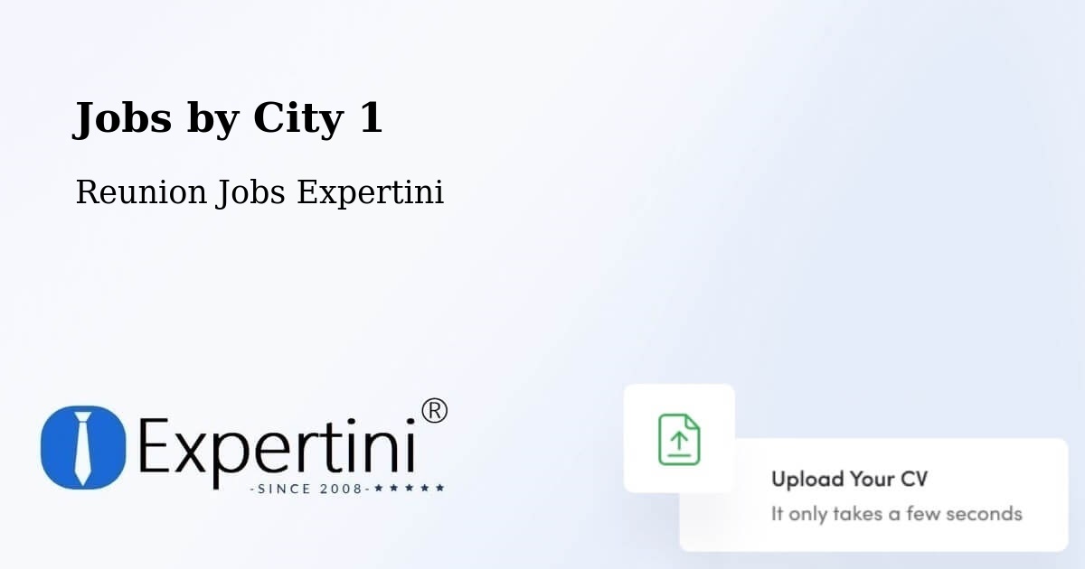 City Jobs in Reunion - Expertini