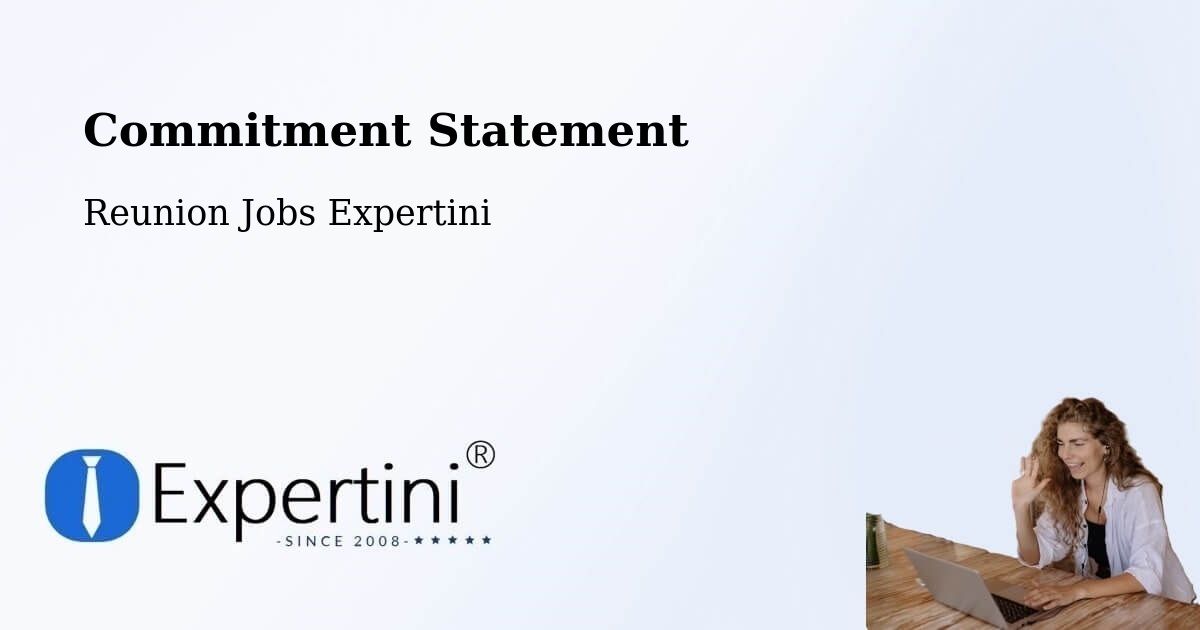 Corporate Commitment – Le Désert - Reunion Jobs Expertini